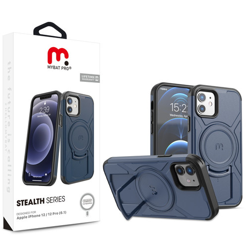 MyBat Pro Stealth Series Case for Apple iPhone 12 Pro / 12 - Blue / Black